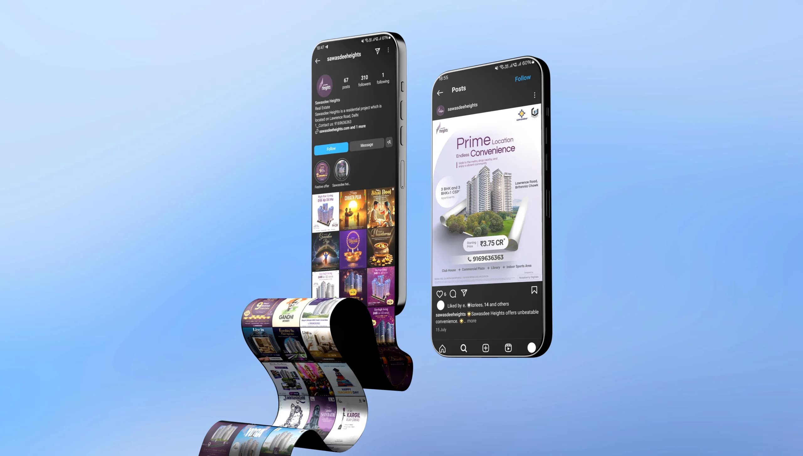 How Social Media Management Increased Brand Visibility for a Leading Real Estate Company