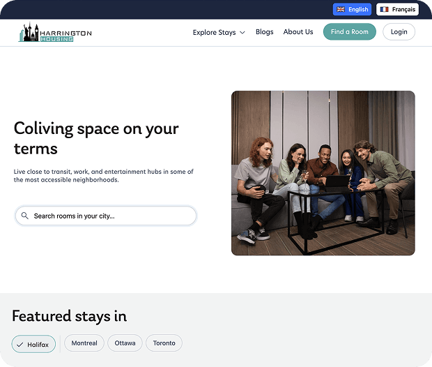 2.5 Million Search Impressions, Canada’s #1 Coliving Organic Engine. 