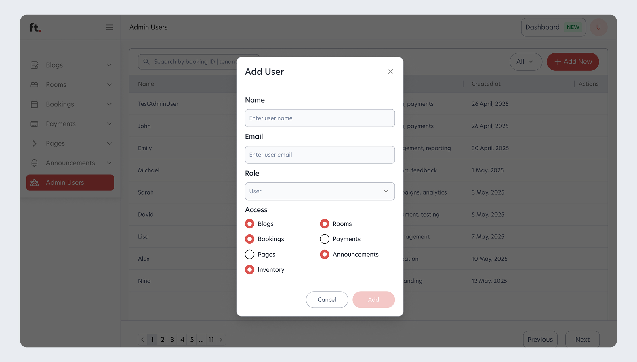 User access management
